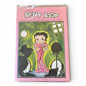 Vintage 2003 Betty Boop Magnetic Magic Paper Doll With 14 Movie Costumes Sealed